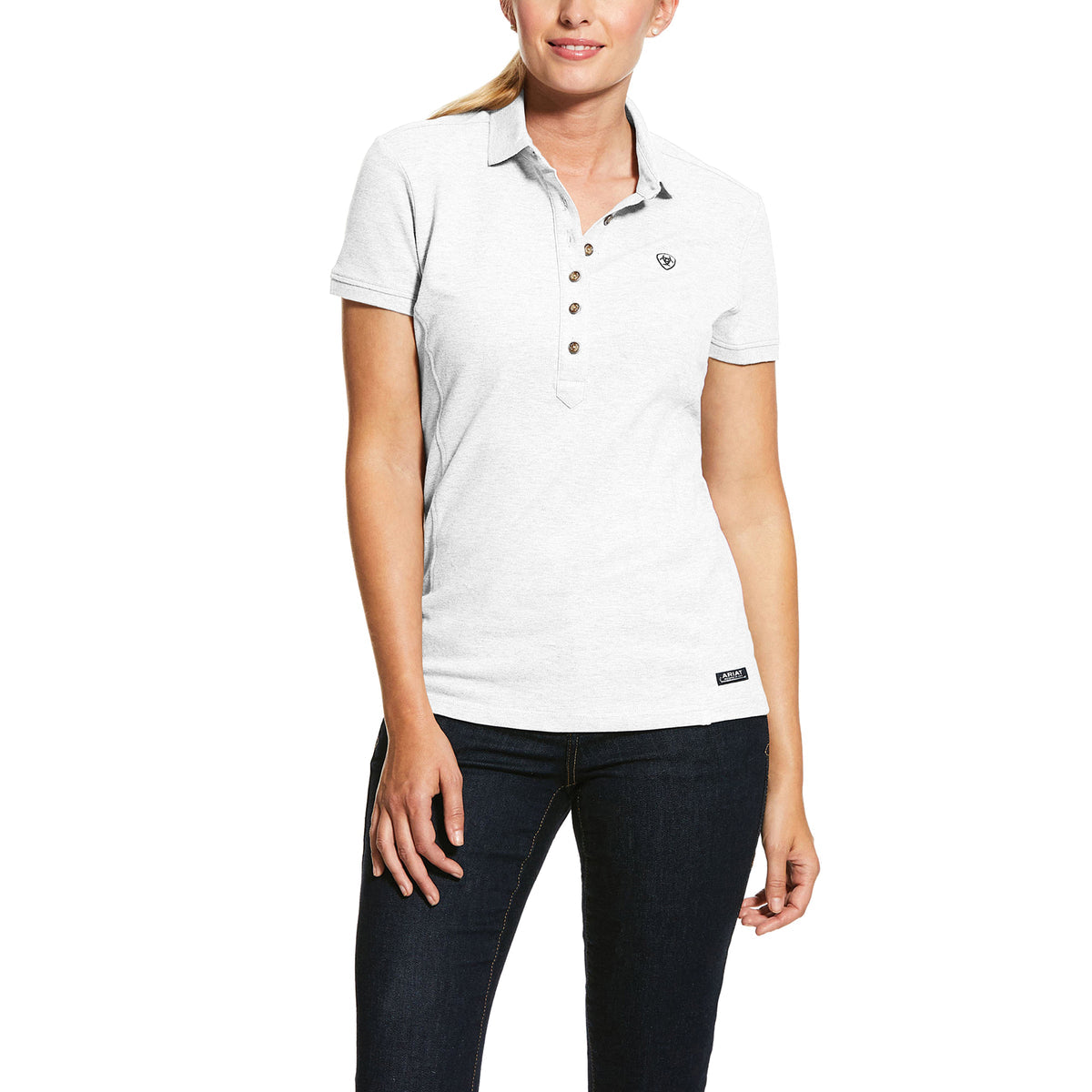 Ariat Women's Prix 2.0 Polo - White