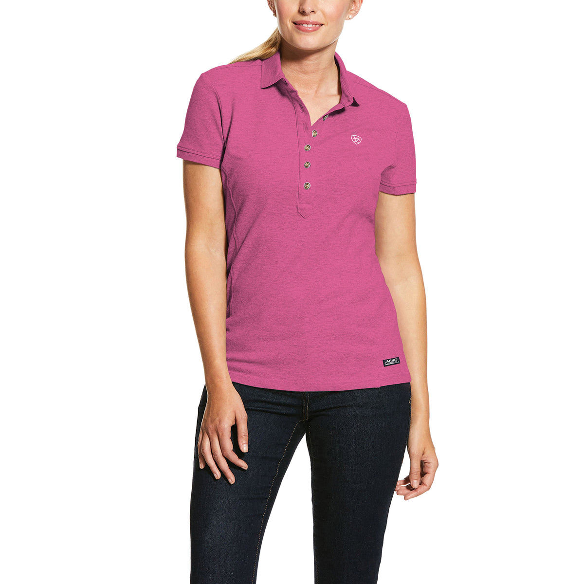 Ariat Women's Prix 2.0 Polo - Carmine Rose