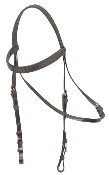 Exercise Bridle - Black/Black Trim
