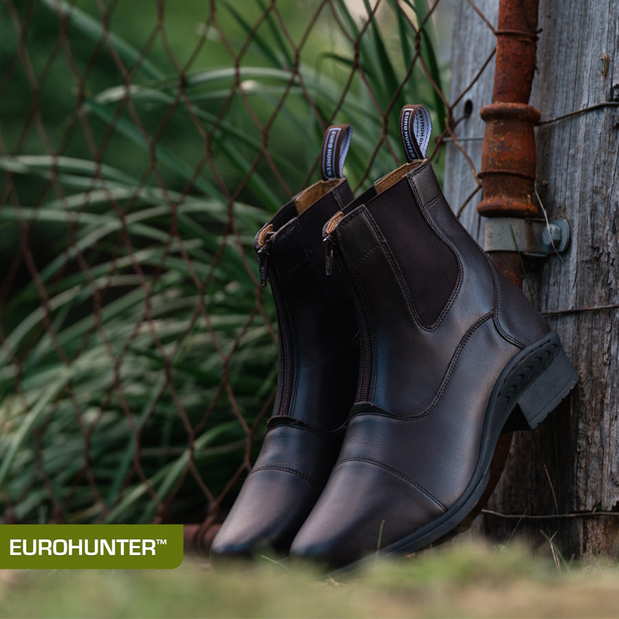Eurohunter Childs Zip Paddock Boots