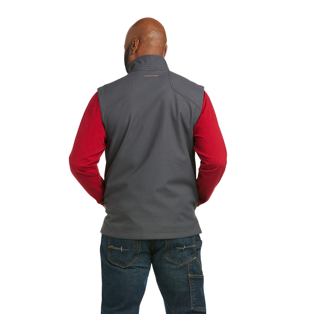 Ariat Men's Rebar Stretch Canvas Softshell Vest