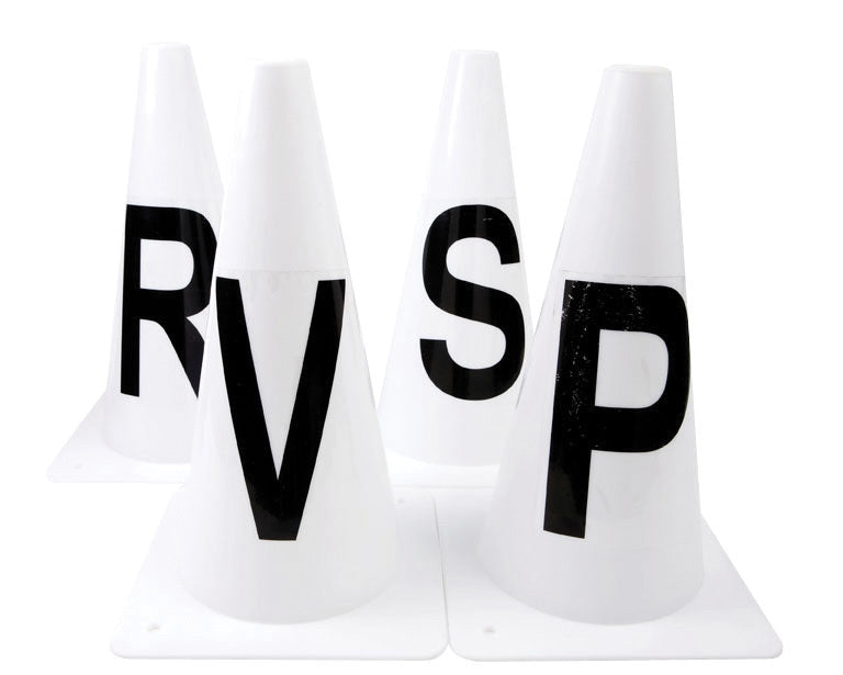 Dressage Marker Cones White RSVP