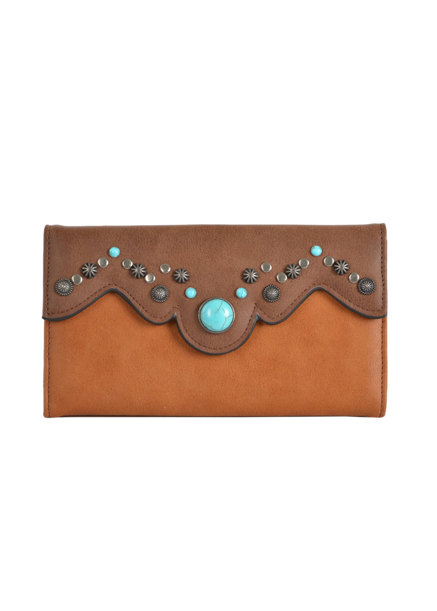 Pure Western Sienna Wallet - Dark Tan/Brown