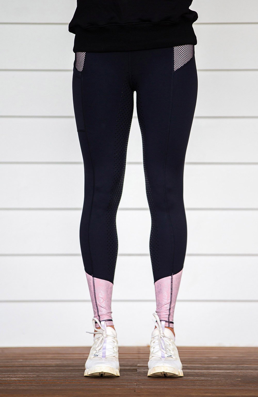 BARE Youth Performance Riding Tights - Rose