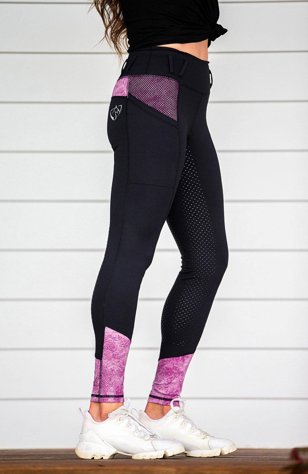 BARE Performance Riding Tights - Mulberry