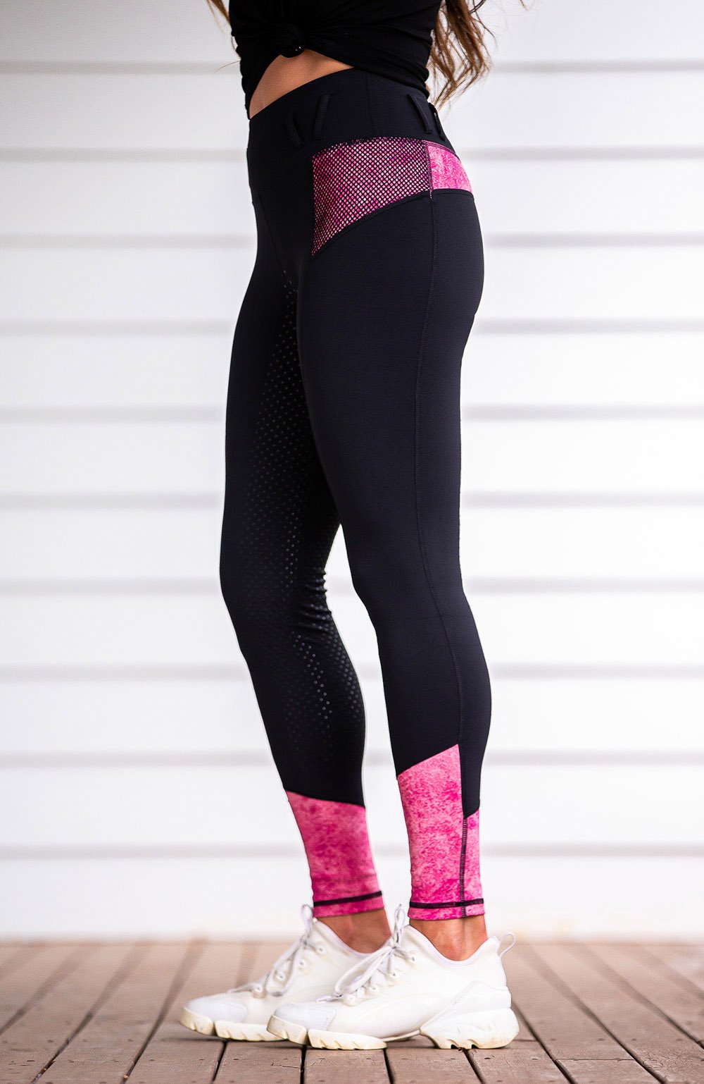 BARE Youth Performance Riding Tights - Miami Twist