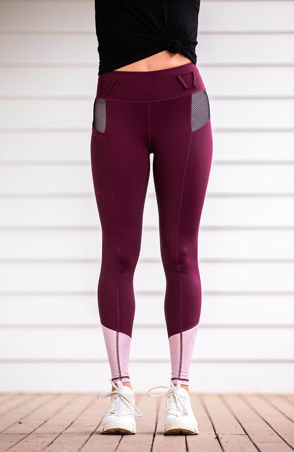 BARE Performance Riding Tights - Ruby Rose