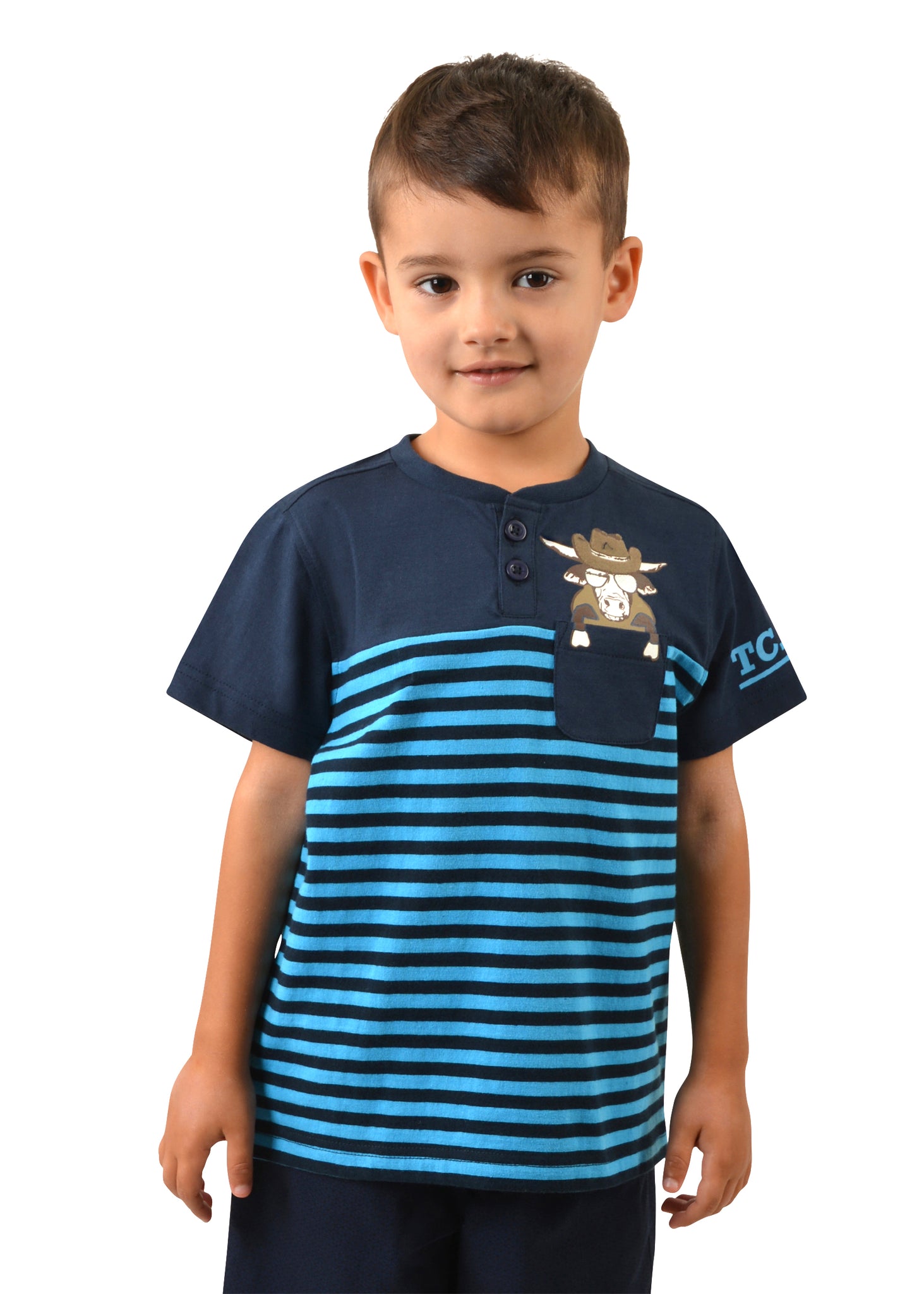 Thomas Cook Boys Pocket Bull Henly Short Sleeve Tee