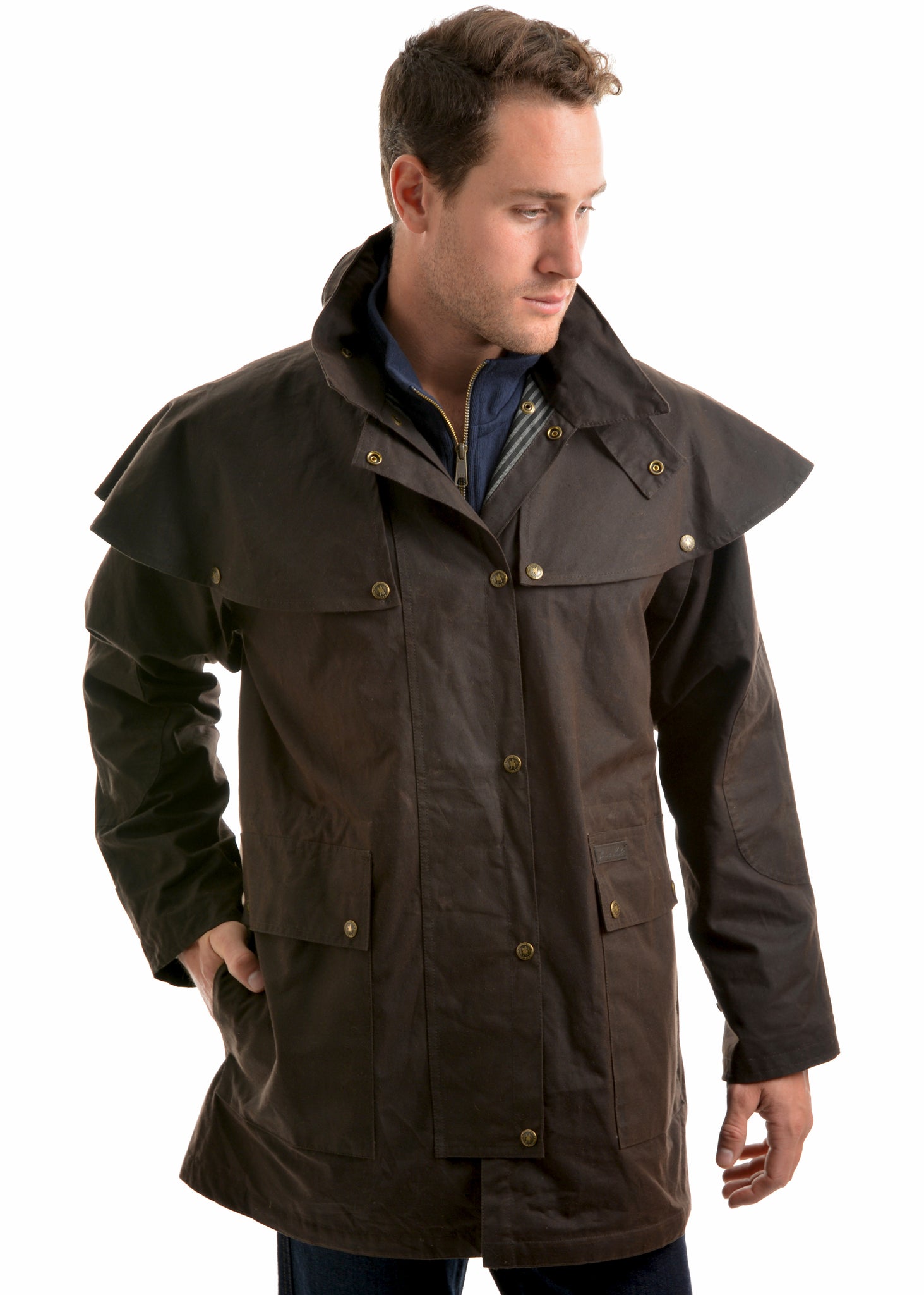 High Country Oilskin Short Coat