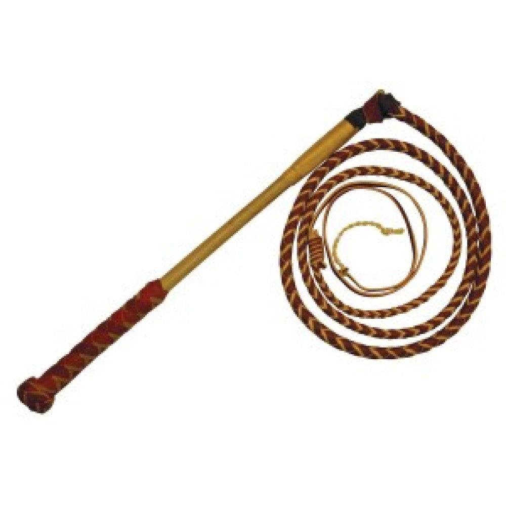 Stockmaster Redhide Stockwhip - 6 Plait x 6 feet