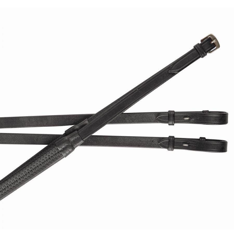 Collegiate Rubber Grip Reins with Stops