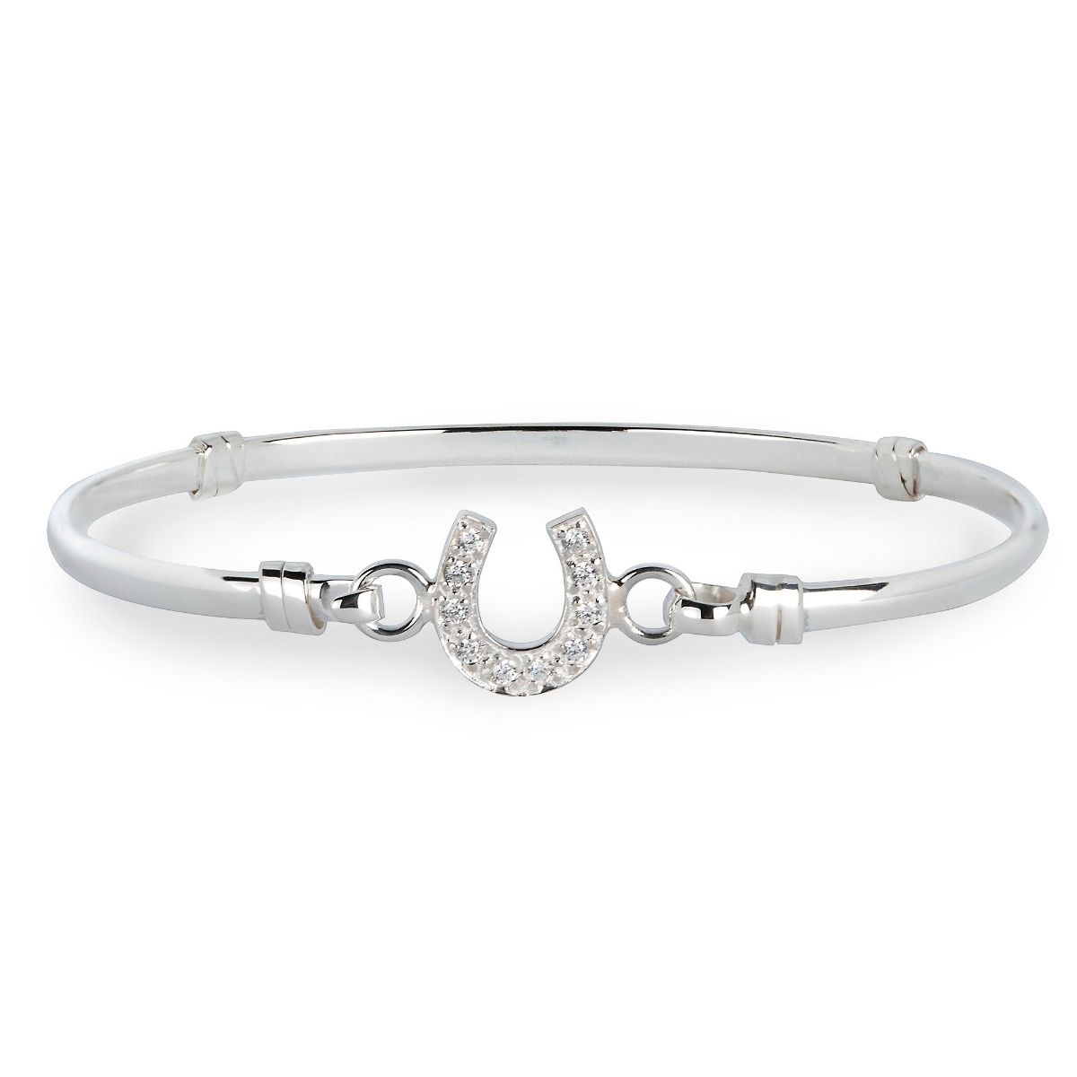MCJ Bracelet S/S Horseshoe Clip