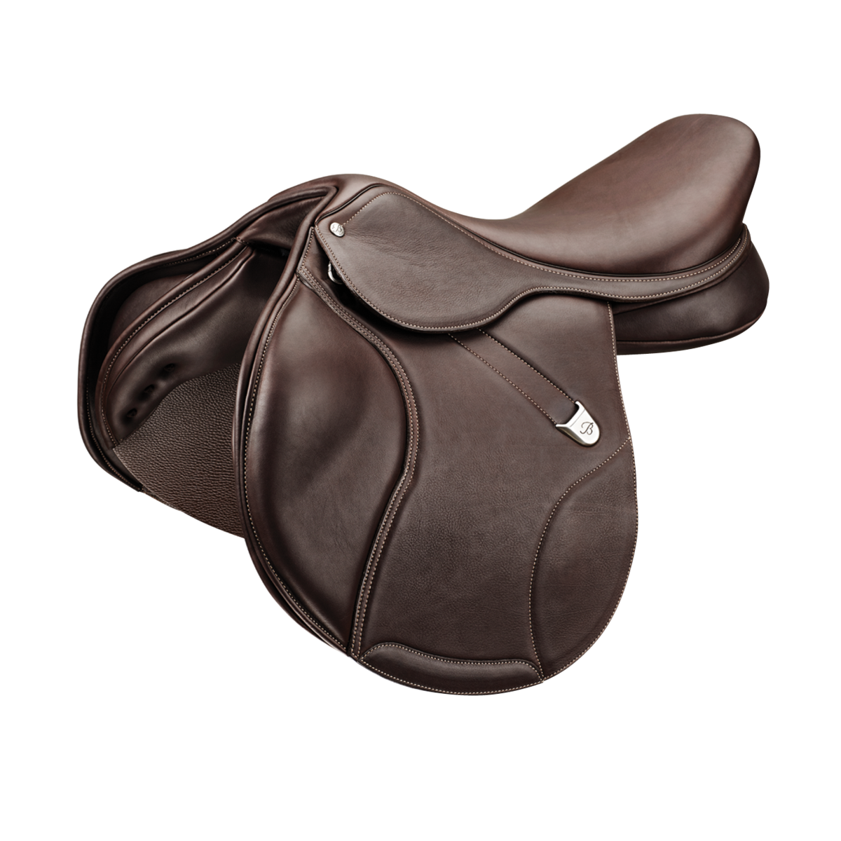 Bates Elevation Luxe Leather Deep Seat Jump Saddle