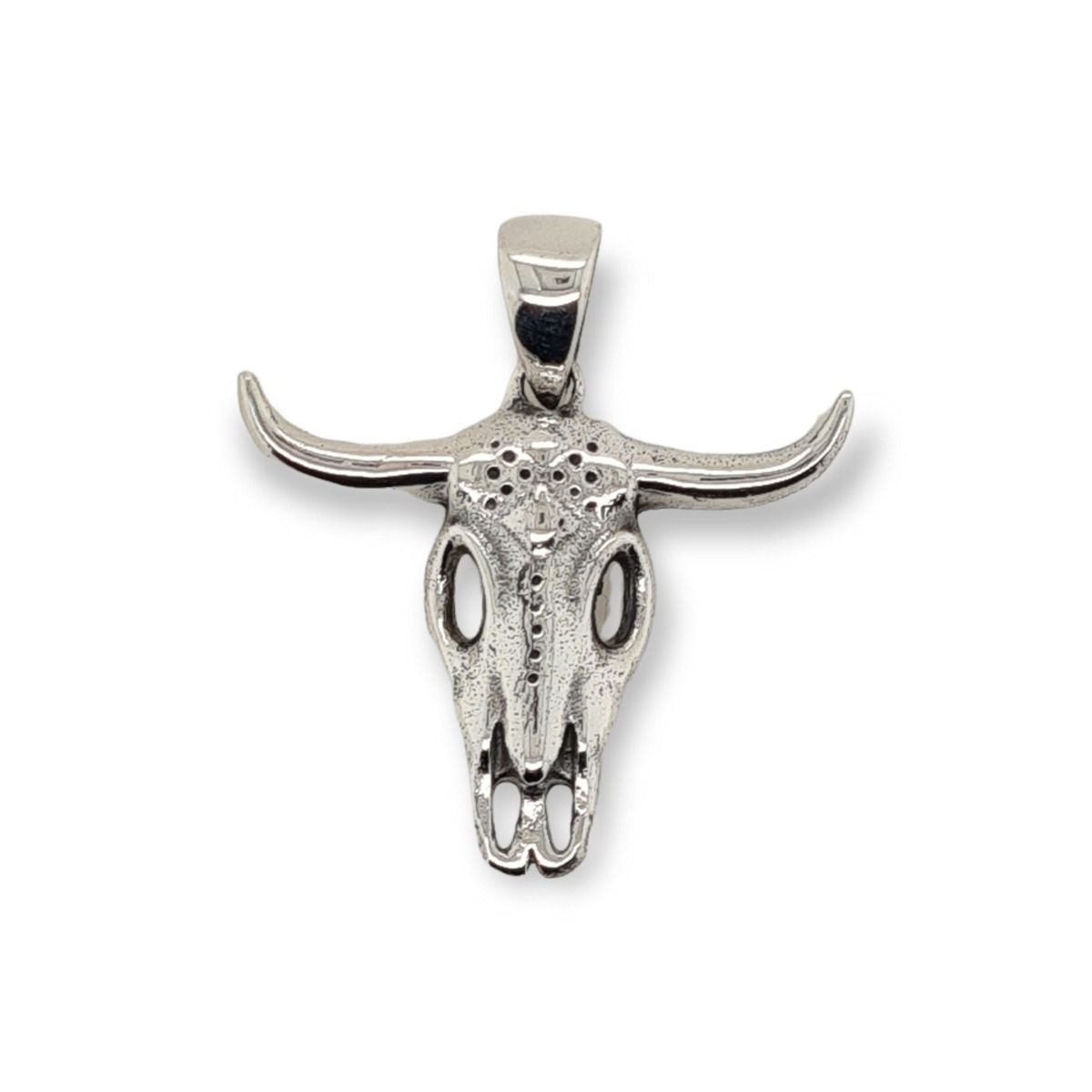 MCJ S/S Pendant Steer & Skull